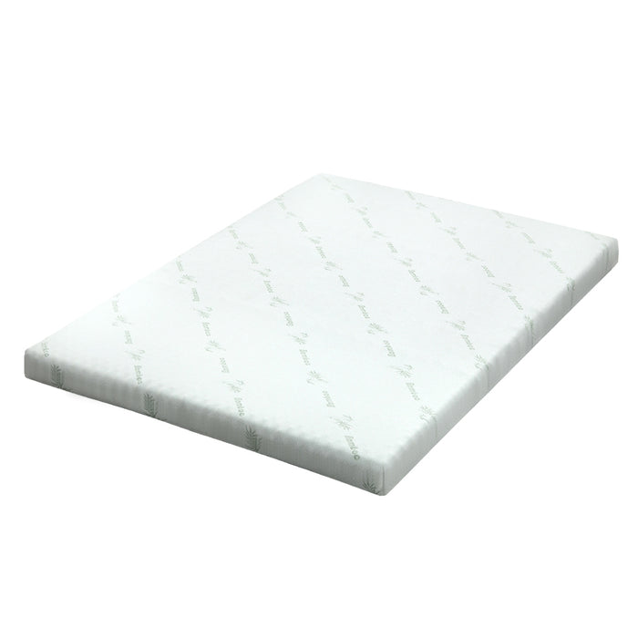 10cm Cool Gel Memory Foam Mattress Topper with Bamboo Cover