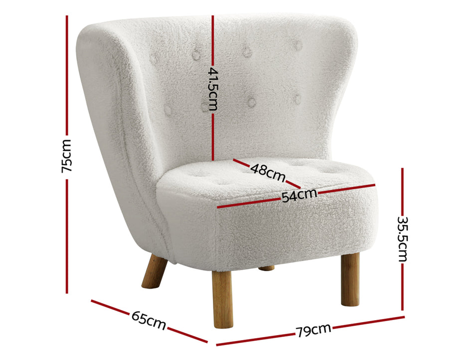 Jaydan Accent Boucle Arm Chair
