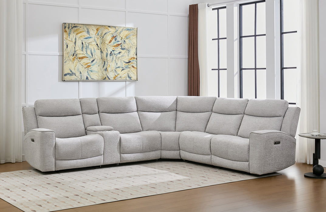 Zool 5 Seater Fabric Electric Corner Modular