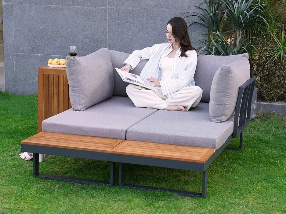 Belize 4 Seater Outdoor Lounge Setting with Coffee Table