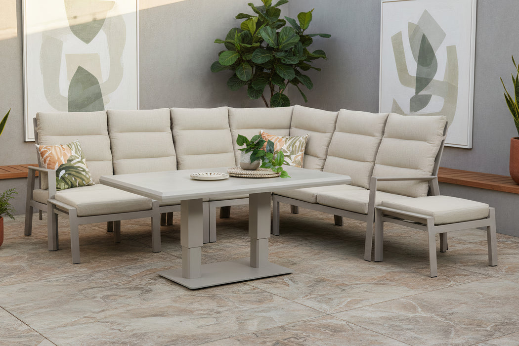 Leilani 6Str Outdoor Lounge with Dining Table