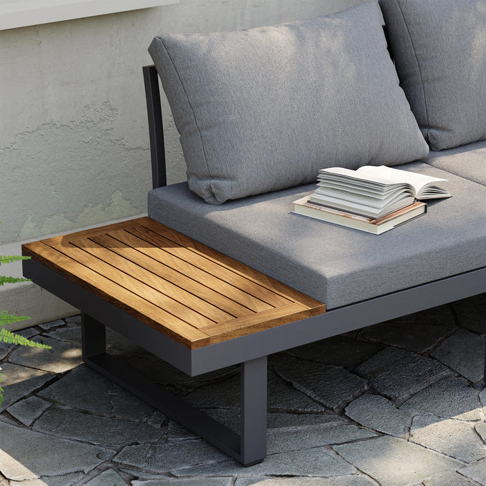 Belize 4 Seater Outdoor Lounge Setting with Coffee Table