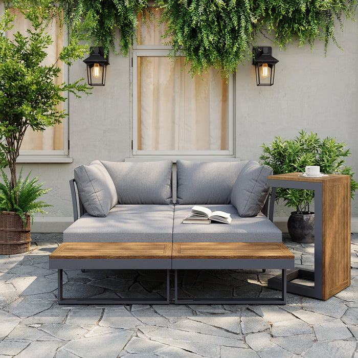 Belize 4 Seater Outdoor Lounge Setting with Coffee Table
