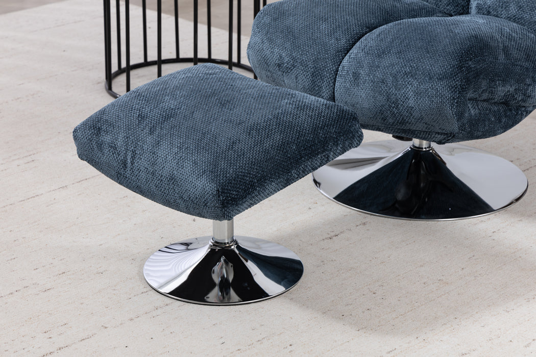 Pulse Swivel Chair with Stool