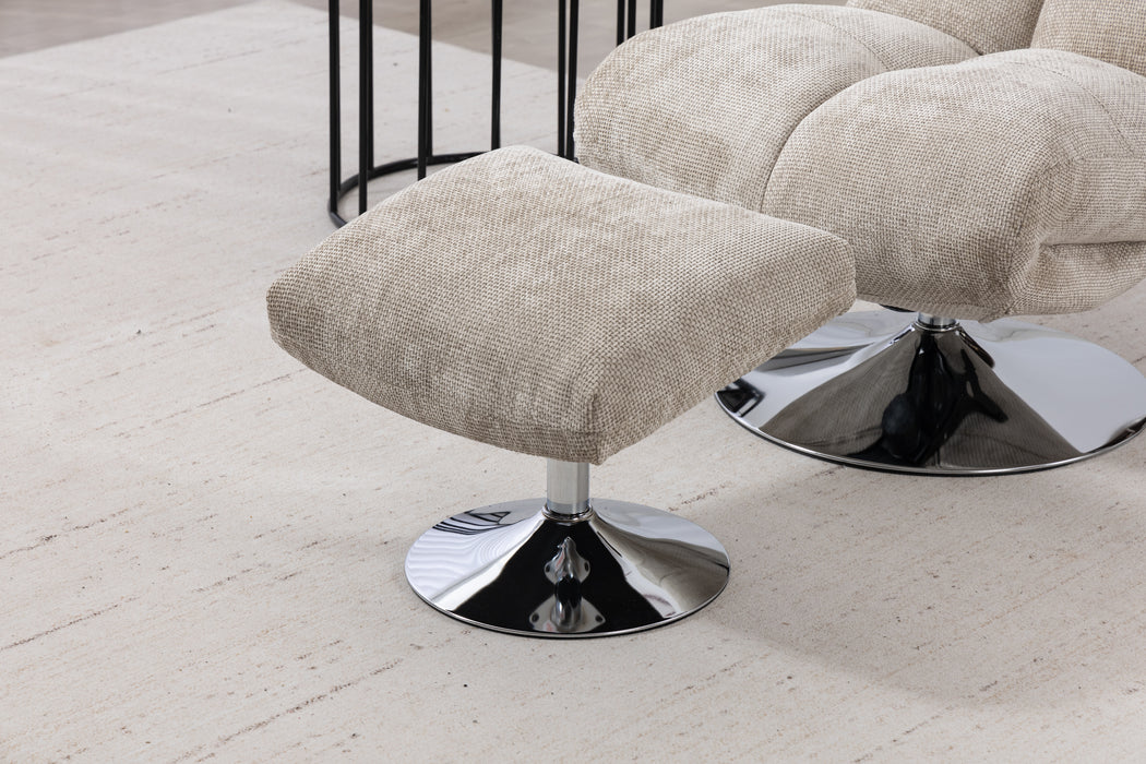 Pulse Swivel Chair with Stool