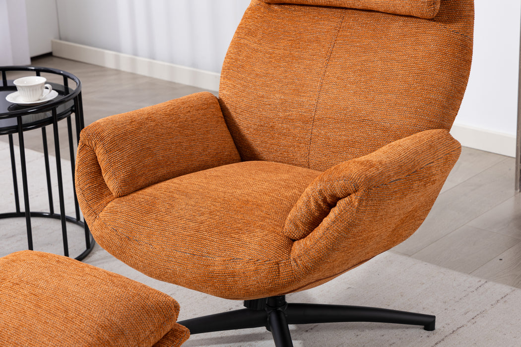 Cosmo Swivel Chair with Stool