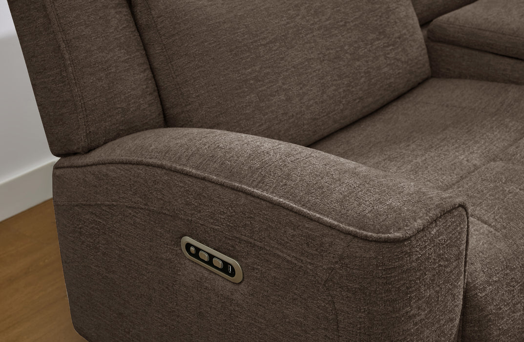 Zool 5 Seater Fabric Electric Corner Modular