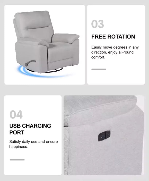 Swizz Fabric Lounge / Slide Chaise