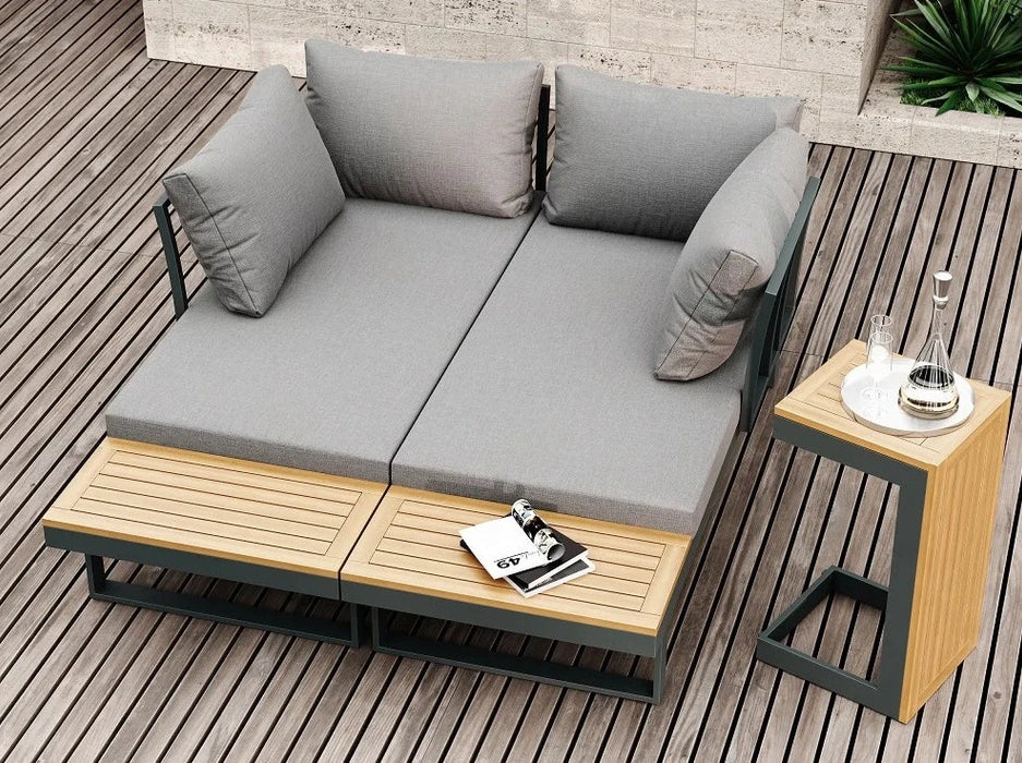 Belize 4 Seater Outdoor Lounge Setting with Coffee Table