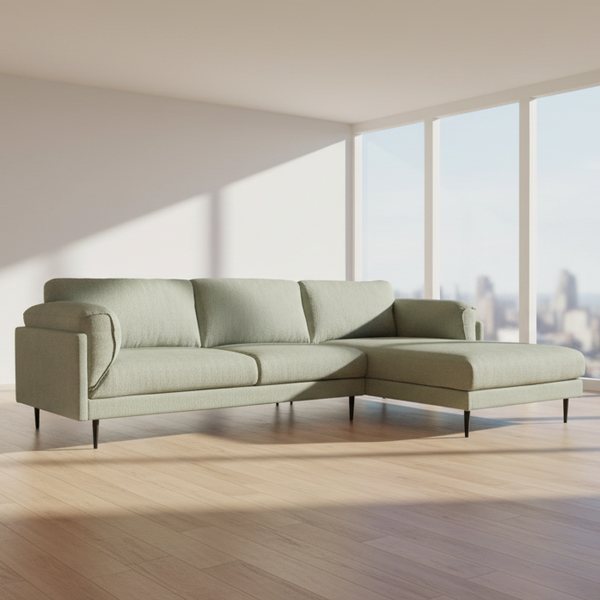 Ronald 3 Seater Fabric Chaise