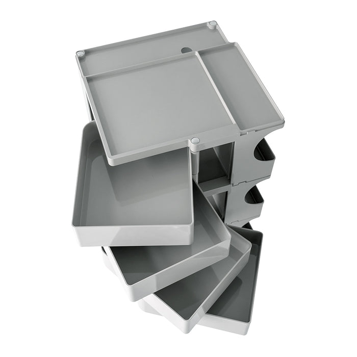 In Storage Trolley Bedside Table 5 Tier Cart Boby Replica Grey