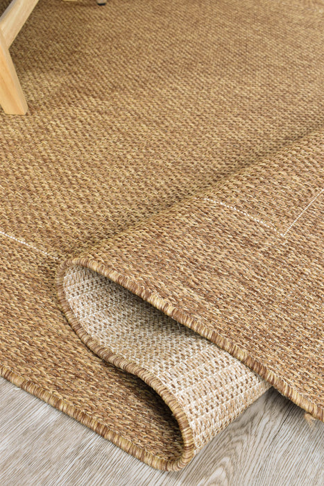 Outdoor Sisal Brown Rug 3900-075 Runner