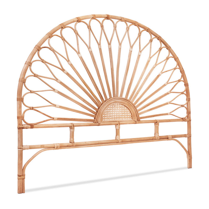 Bed Headboard Queen Bedhead Rattan - MARI Pine