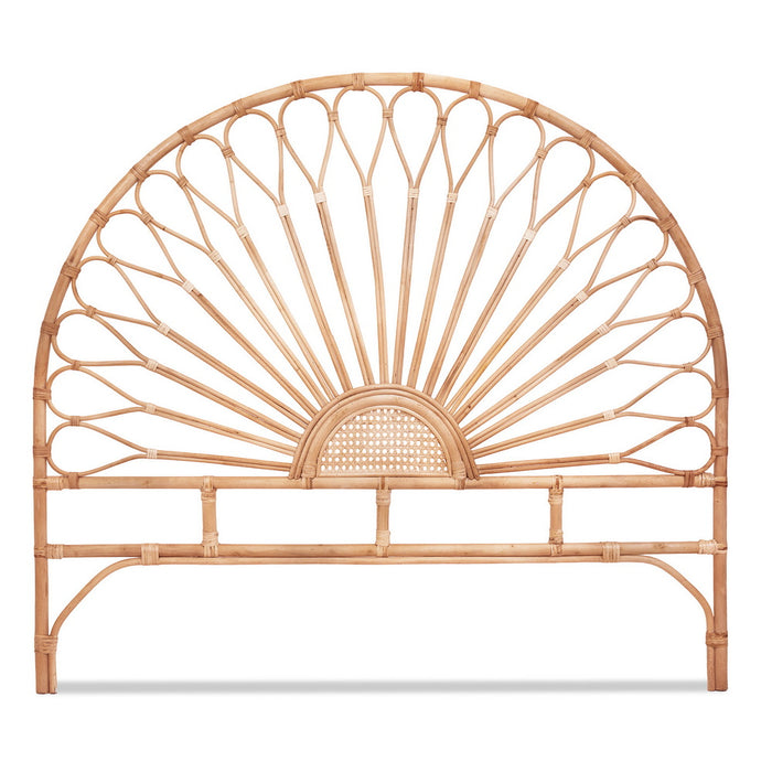 Bed Headboard Queen Bedhead Rattan - MARI Pine