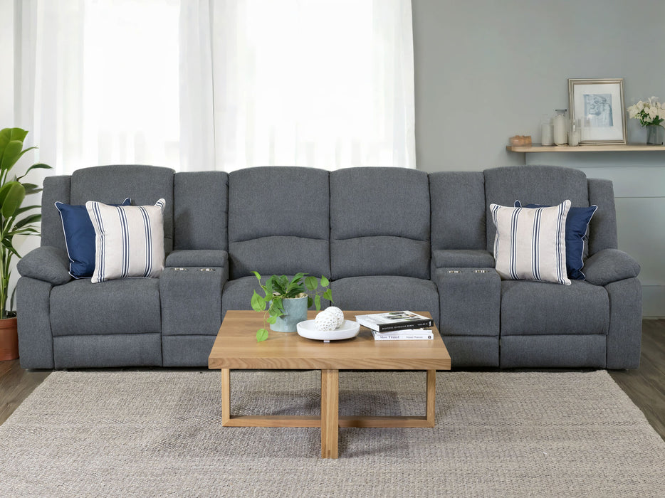 Captain 4Str Fabric Home Theatre — Furniture Bazaar