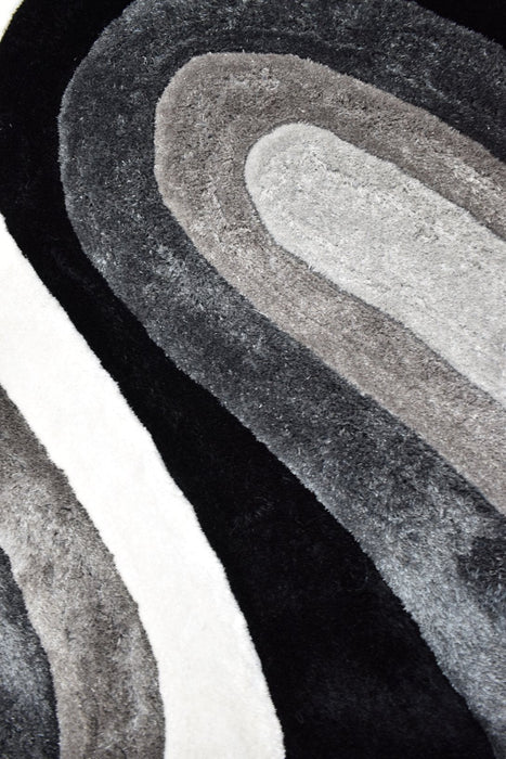 Missouri Black Grey Cream Rug 940