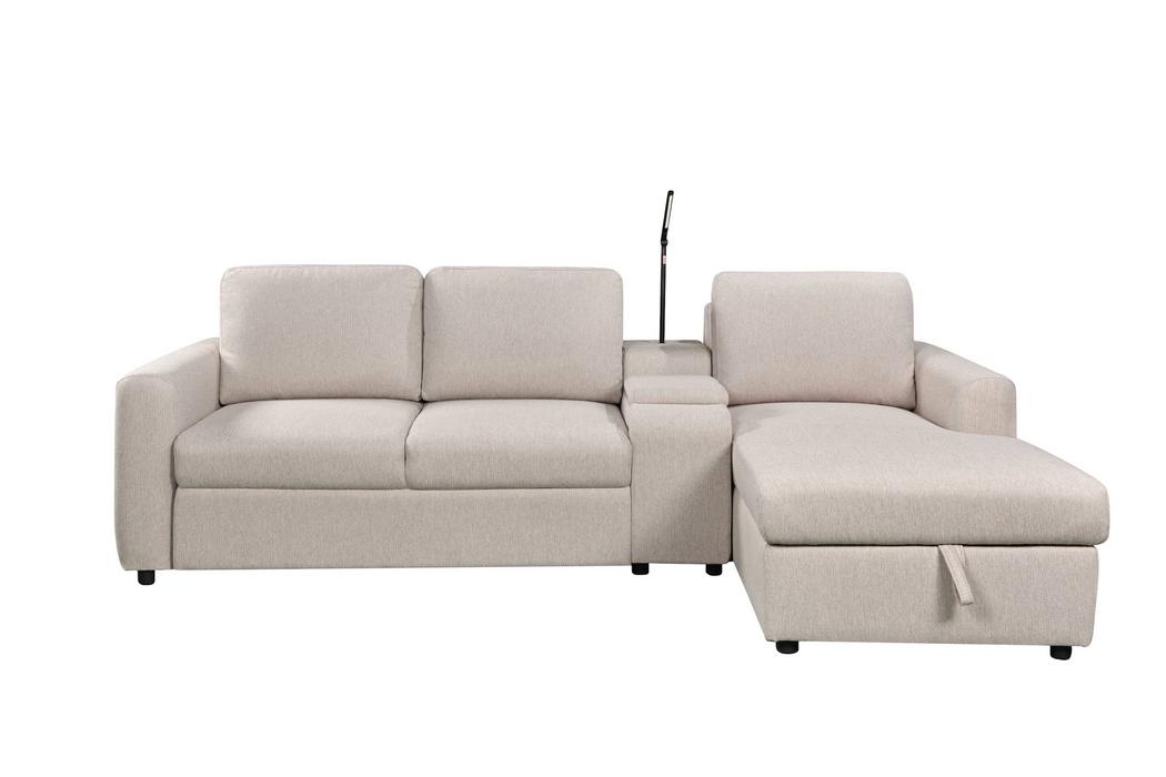 Drew 3 Seater Pull Out Sofabed with Storage Chaise