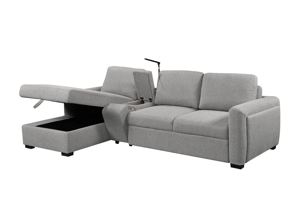 Drew 3 Seater Pull Out Sofabed with Storage Chaise