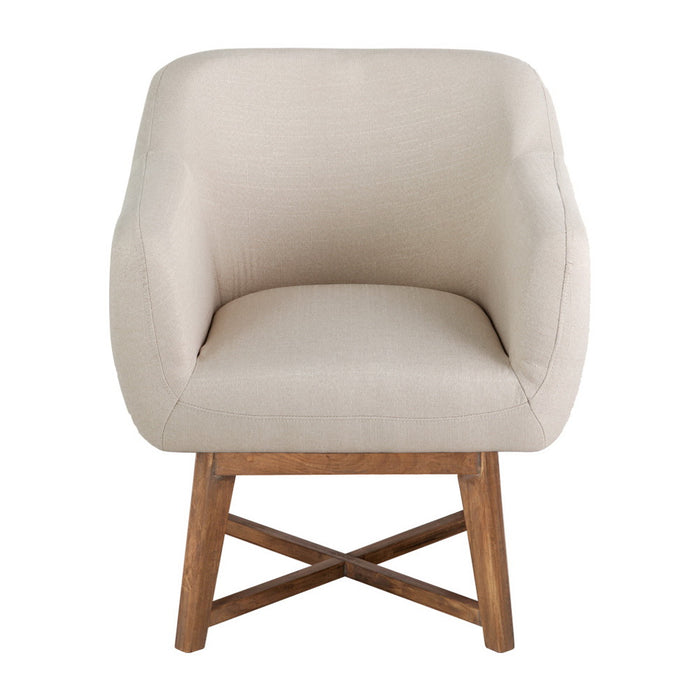 Armchair Tub Chair Beige Aston