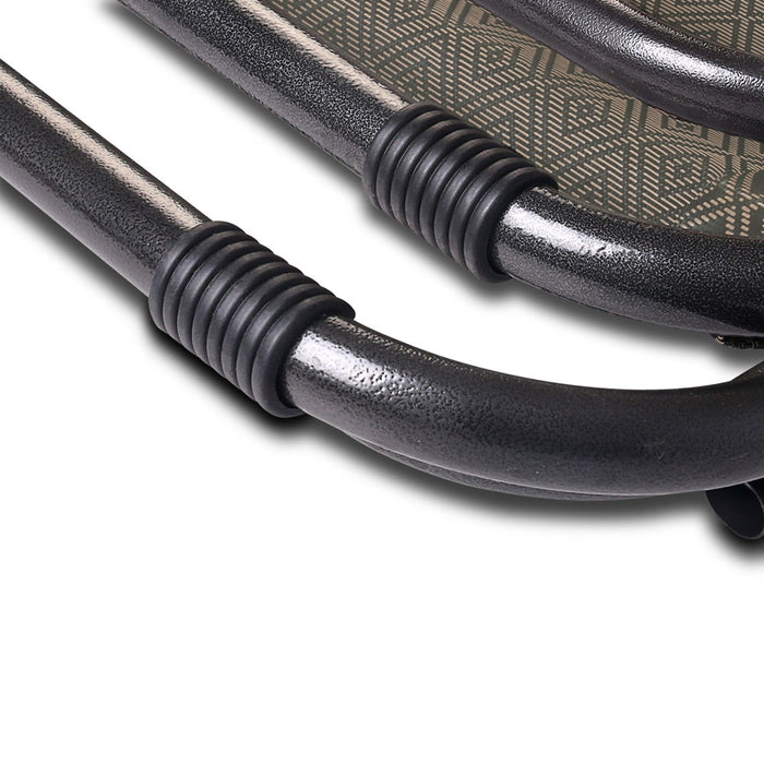 Zero Gravity Chair Folding Outdoor Recliner Adjustable Sun Lounge Camping Beige