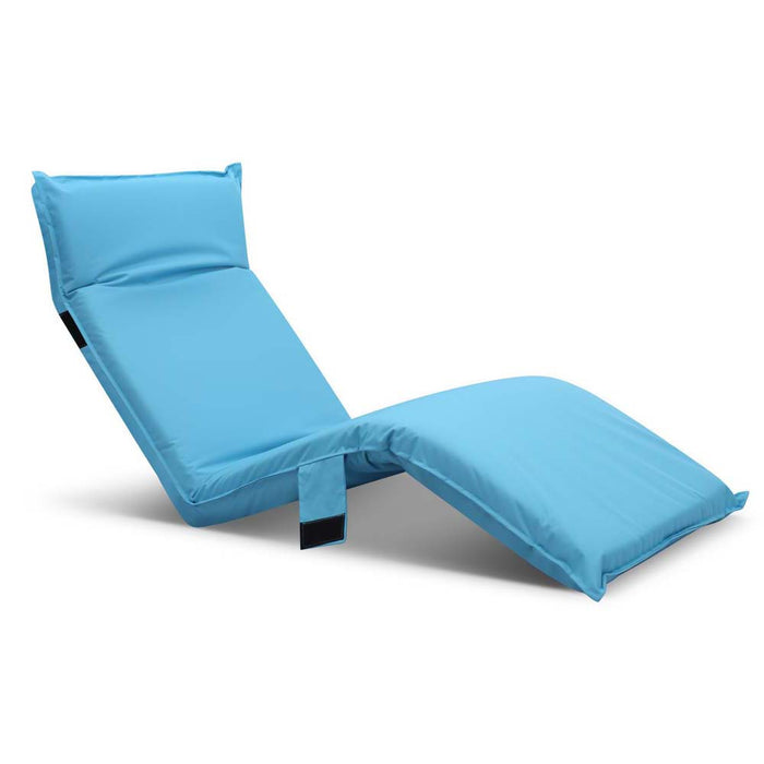 Floor Lounge Sofa Camping Chair Blue