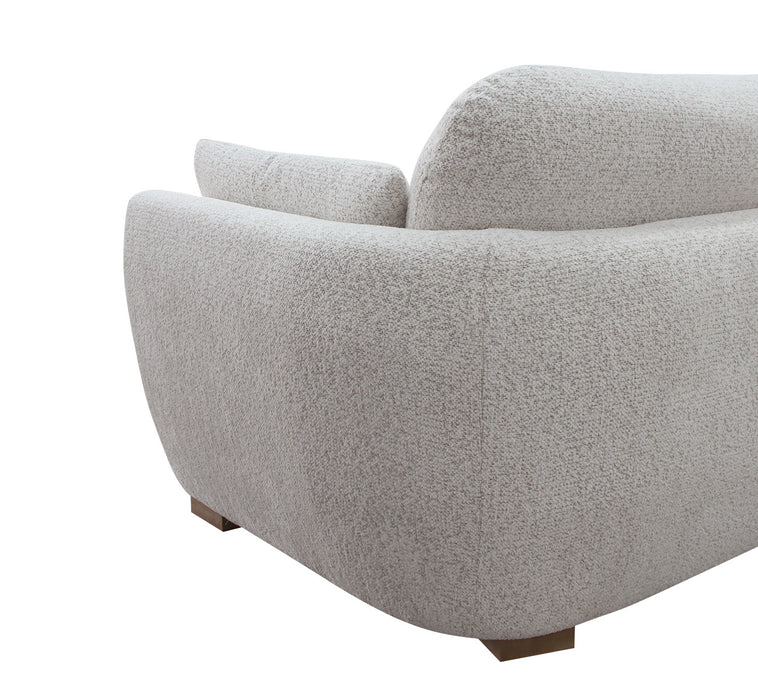 Florence 4 Seater Fabric Chaise with Ottoman