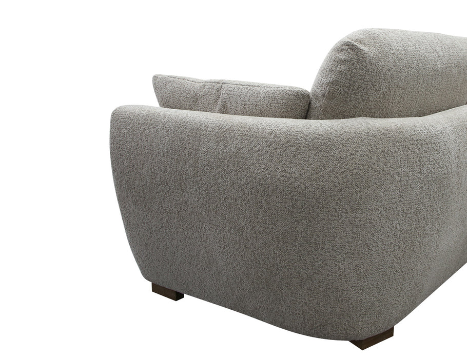 Florence 4 Seater Fabric Chaise with Ottoman