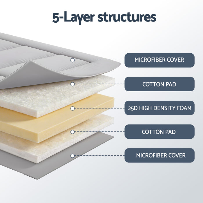 10cm Japanese Floor Mattress Foldable Futon Mattress Washable Cover Straps