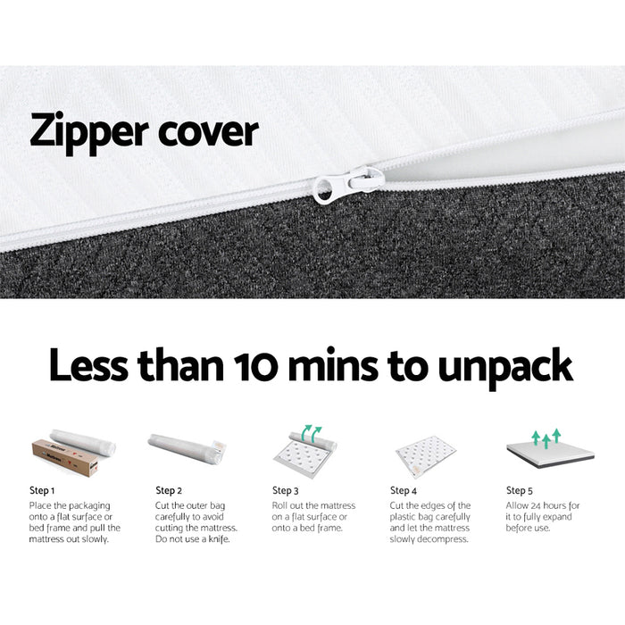 Memory Foam Mattress Bed Cool Gel Non Spring 15cm Single