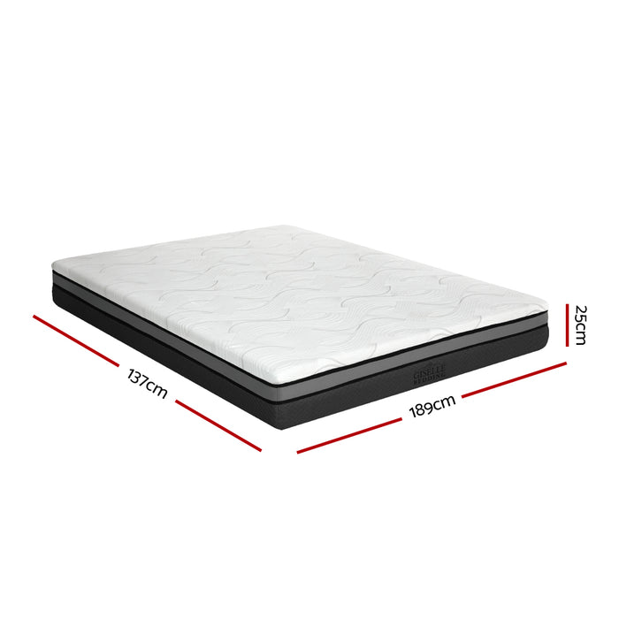 Memory Foam Mattress Bed Cool Gel Non Spring 25cm Double