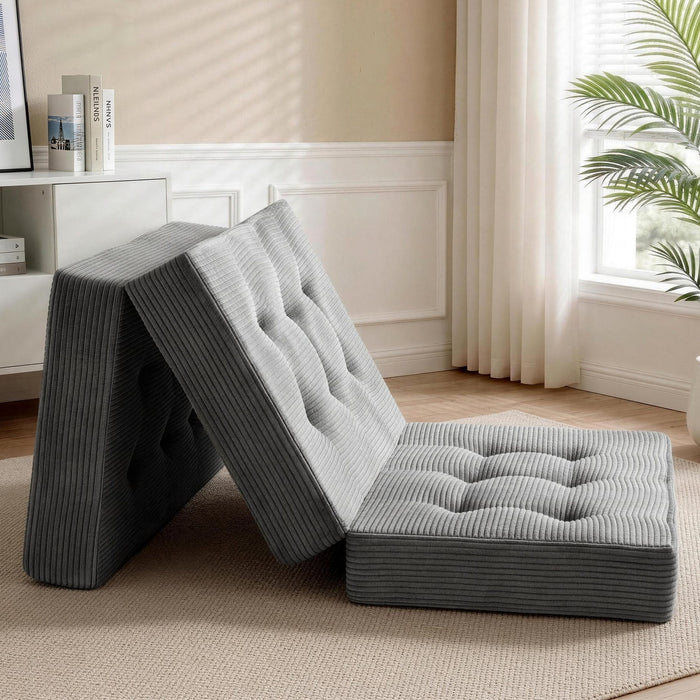 Single Folding Mattress 15cm Foldable Foam Portable Guest Sofa Bed Camping Mat