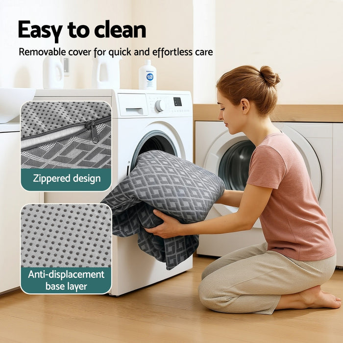 Foldable Mattress Folding Sofa Bed Trifold Memory Foam Camping Cushion Mat