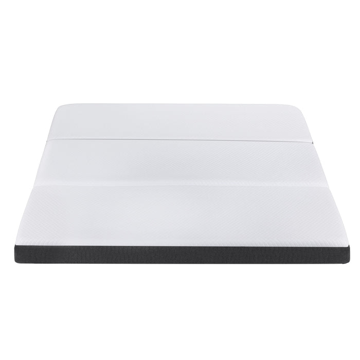 Foldable Mattress Folding Sofa Bed Tri-Fold Memory Foam Tencel Queen
