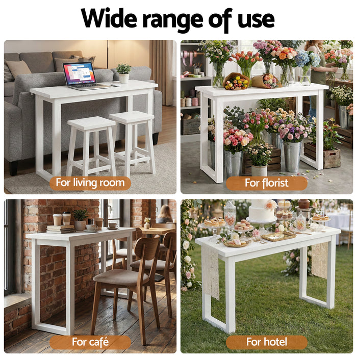 Console Table 110CM White