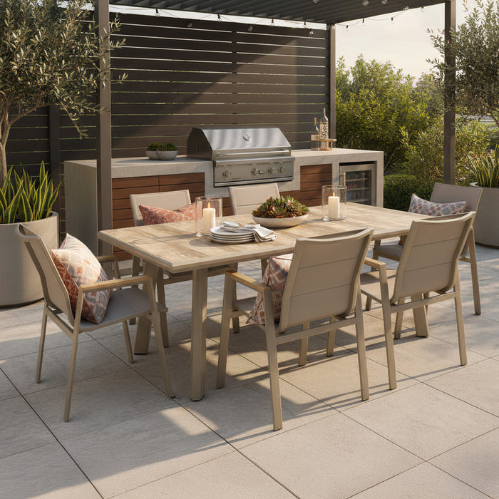 Flora 7Pce Outdoor Dining Set