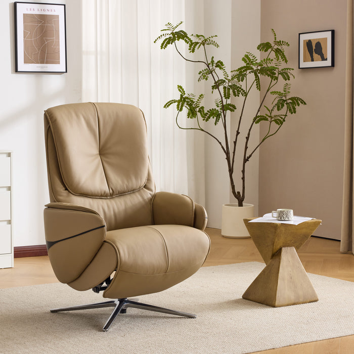 Lauren Leather Electric Accent Chair