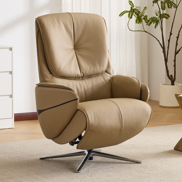 Lauren Leather Electric Accent Chair