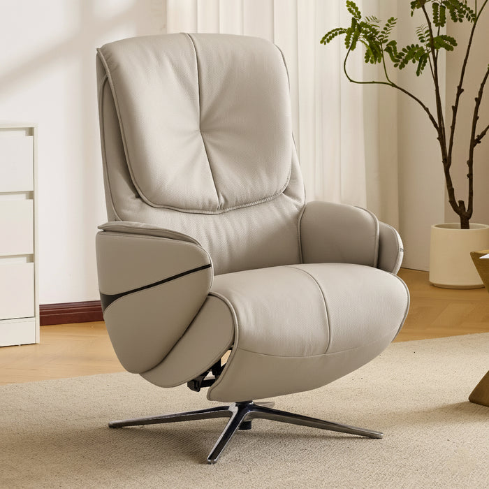 Lauren Leather Electric Accent Chair