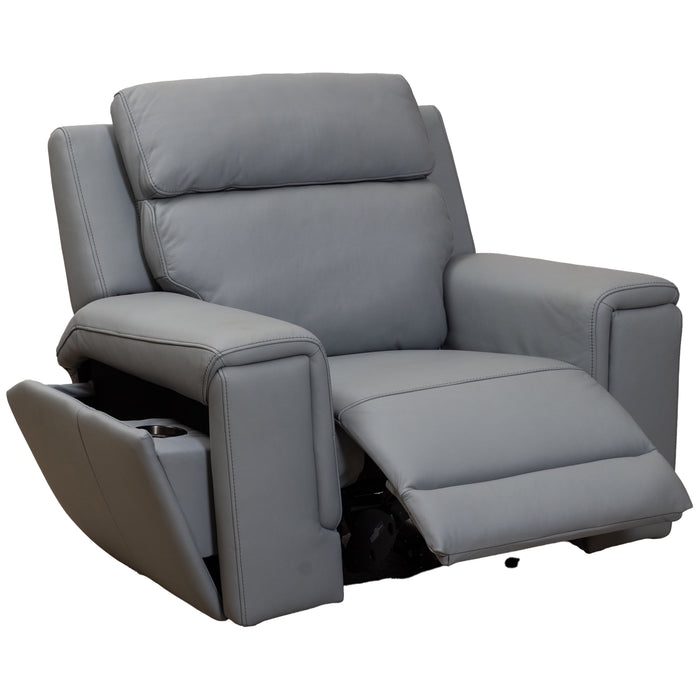 Aquila Electric Recliner Leather Lounge Suite