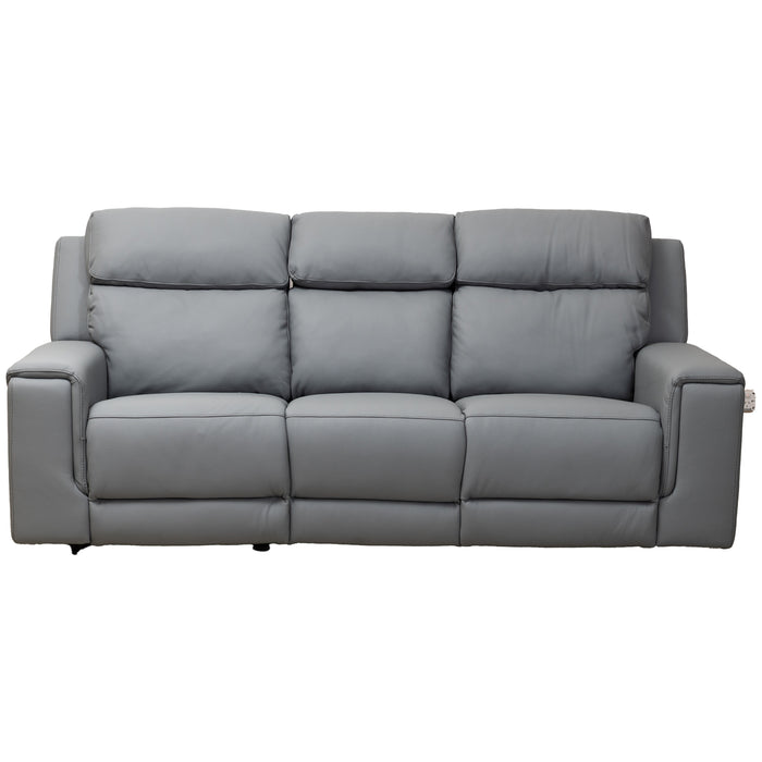 Aquila Electric Recliner Leather Lounge Suite