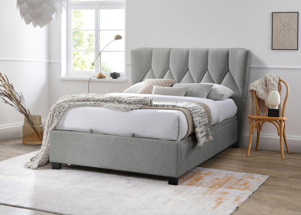 Leona Fabric Storage Lift Bed