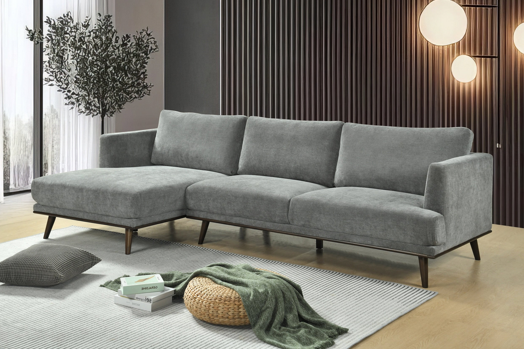 Lucinda 4 Seater Fabric Chaise