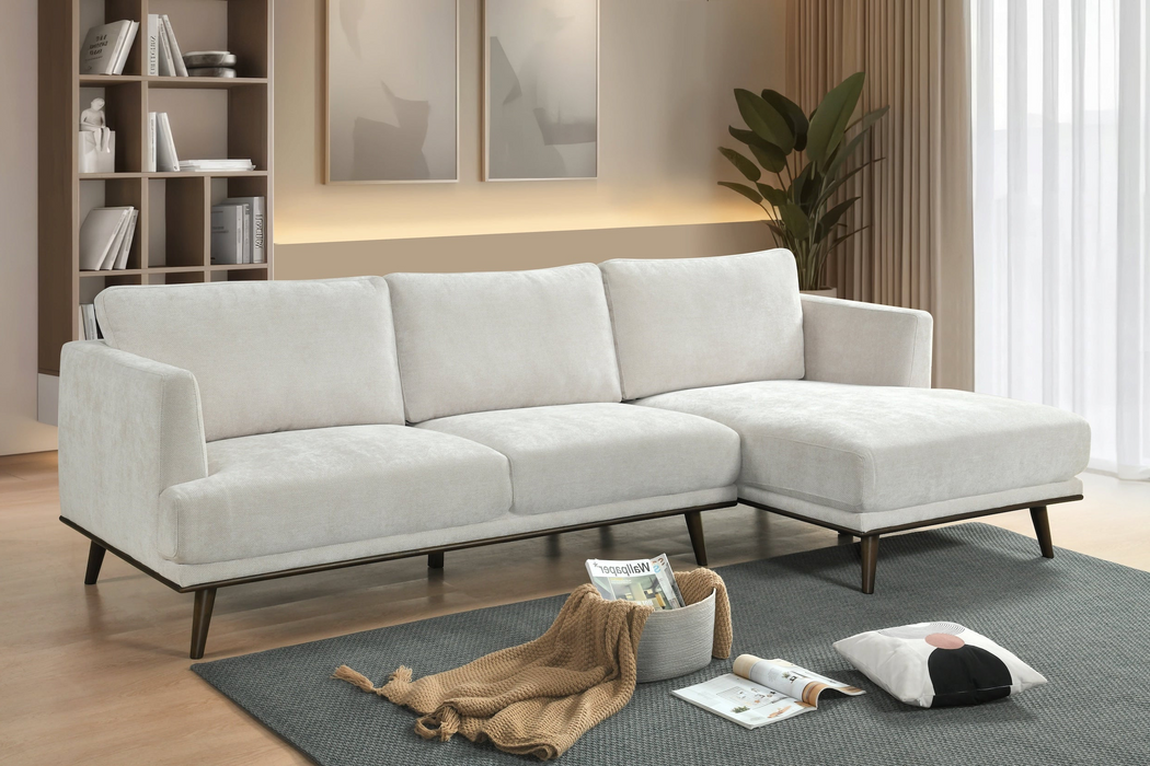 Lucinda 4 Seater Fabric Chaise