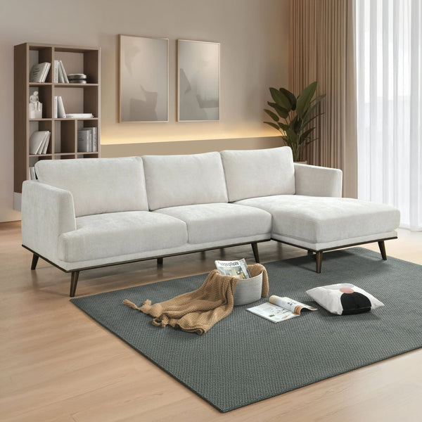 Lucinda 4 Seater Fabric Chaise
