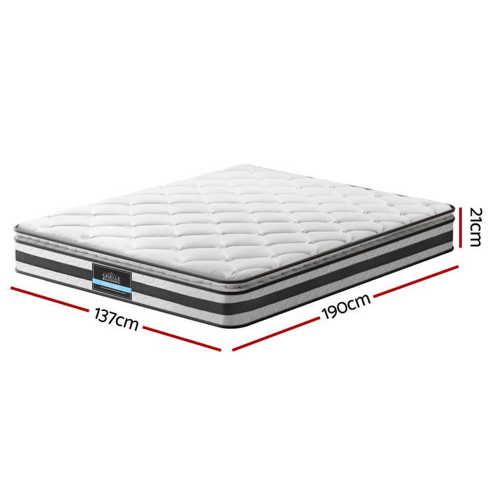 21cm Mattress Pillow Top Double