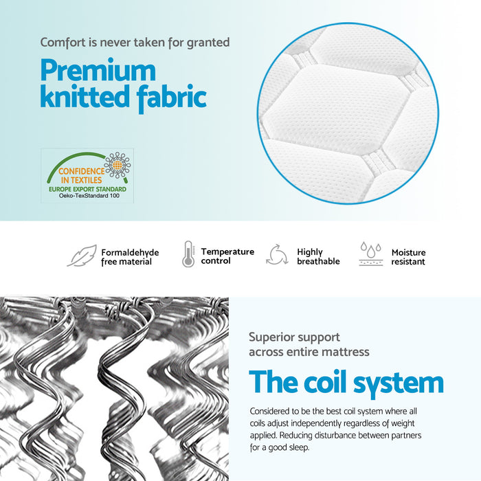 21cm Mattress Pillow Top Double