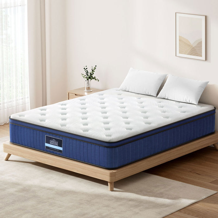 34cm Mattress Cool Gel Memory Foam 7 Zone Double
