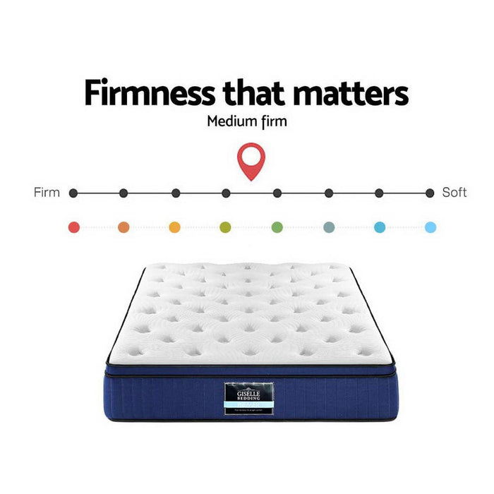 34cm Mattress Cool Gel Memory Foam 7 Zone Double
