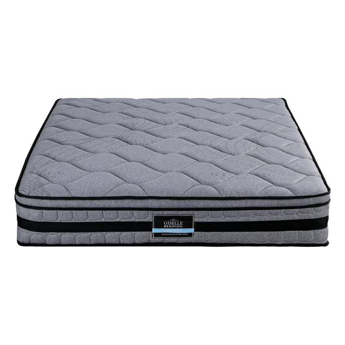 34cm King Mattress Hybrid, Pocket Spring Bed Mattress