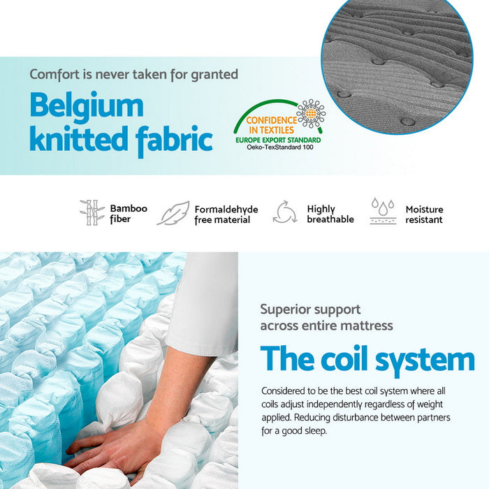 34cm Mattress Bamboo Cover King